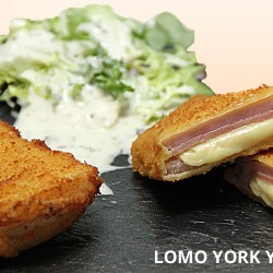 Lomo york y queso